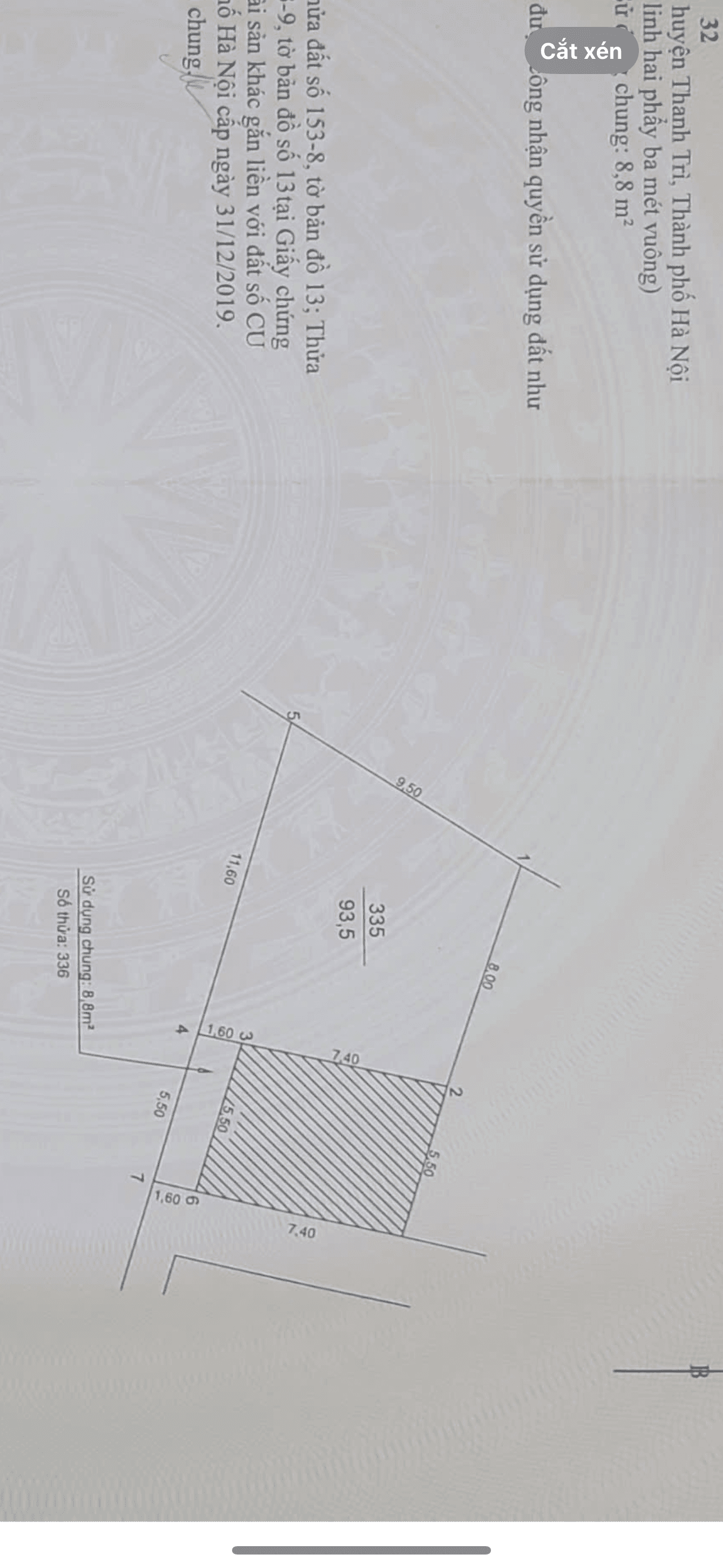 Nhà đất mặt phố, Thanh Trì, Hà Nội - 93m² giá 18.3 tỷ