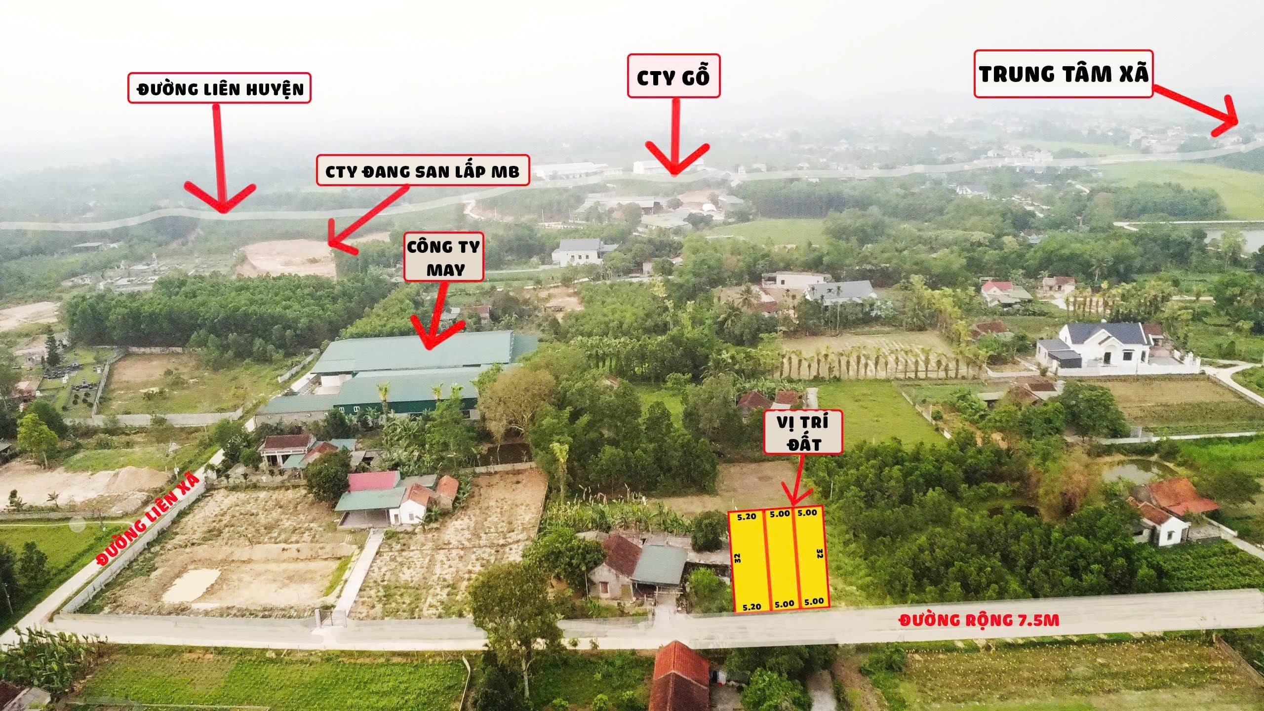 Nhà đất mặt phố, Triệu Sơn, Thanh Hóa - 160m² giá 0.4 tỷ
