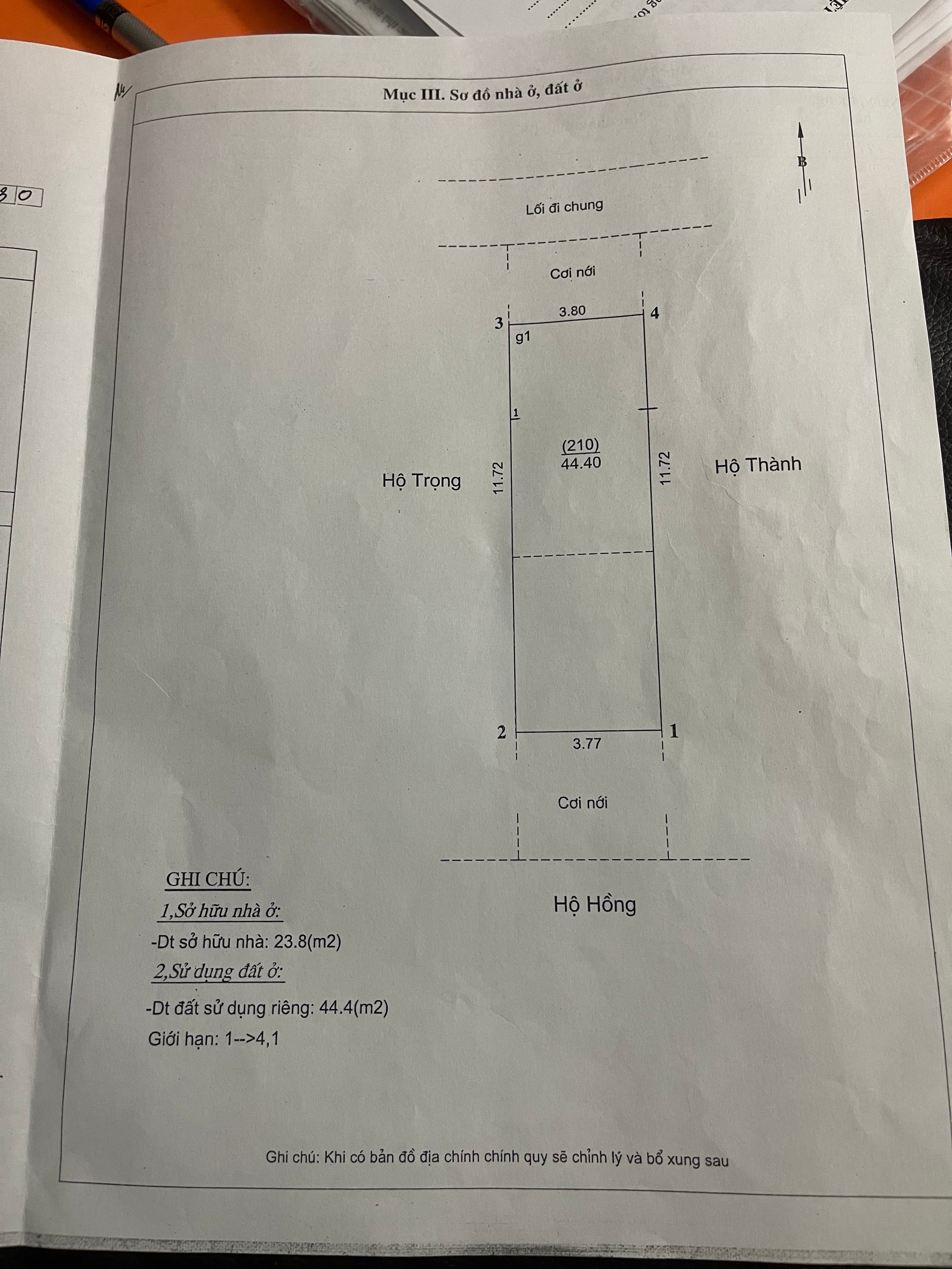 Nhà đất mặt phố, Hoàng Mai, Hà Nội - 44.5m² giá 10 tỷ