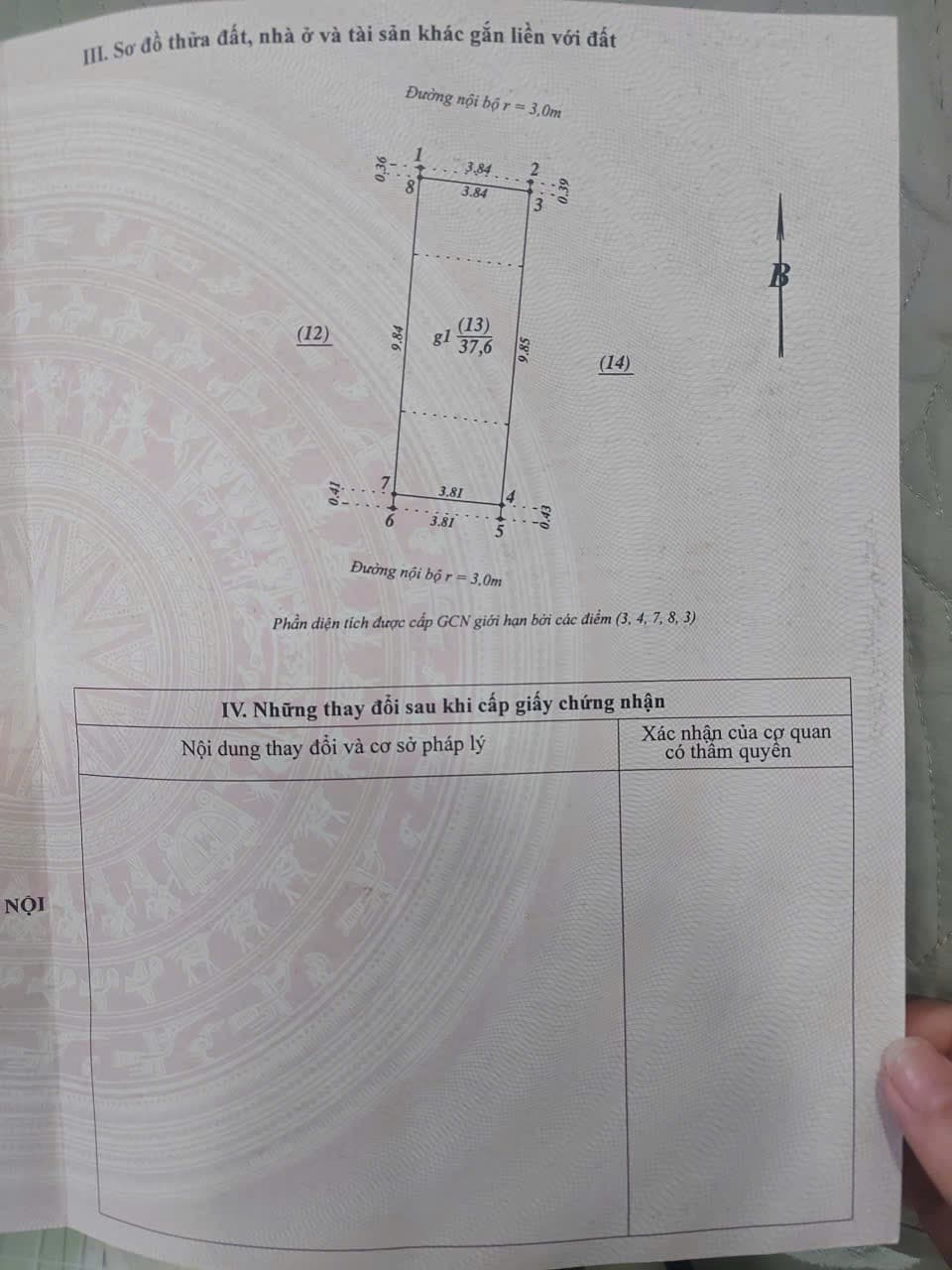 Nhà đất mặt phố Bắc Từ Liêm, Hà Nội - 38m² giá 1, tỷ