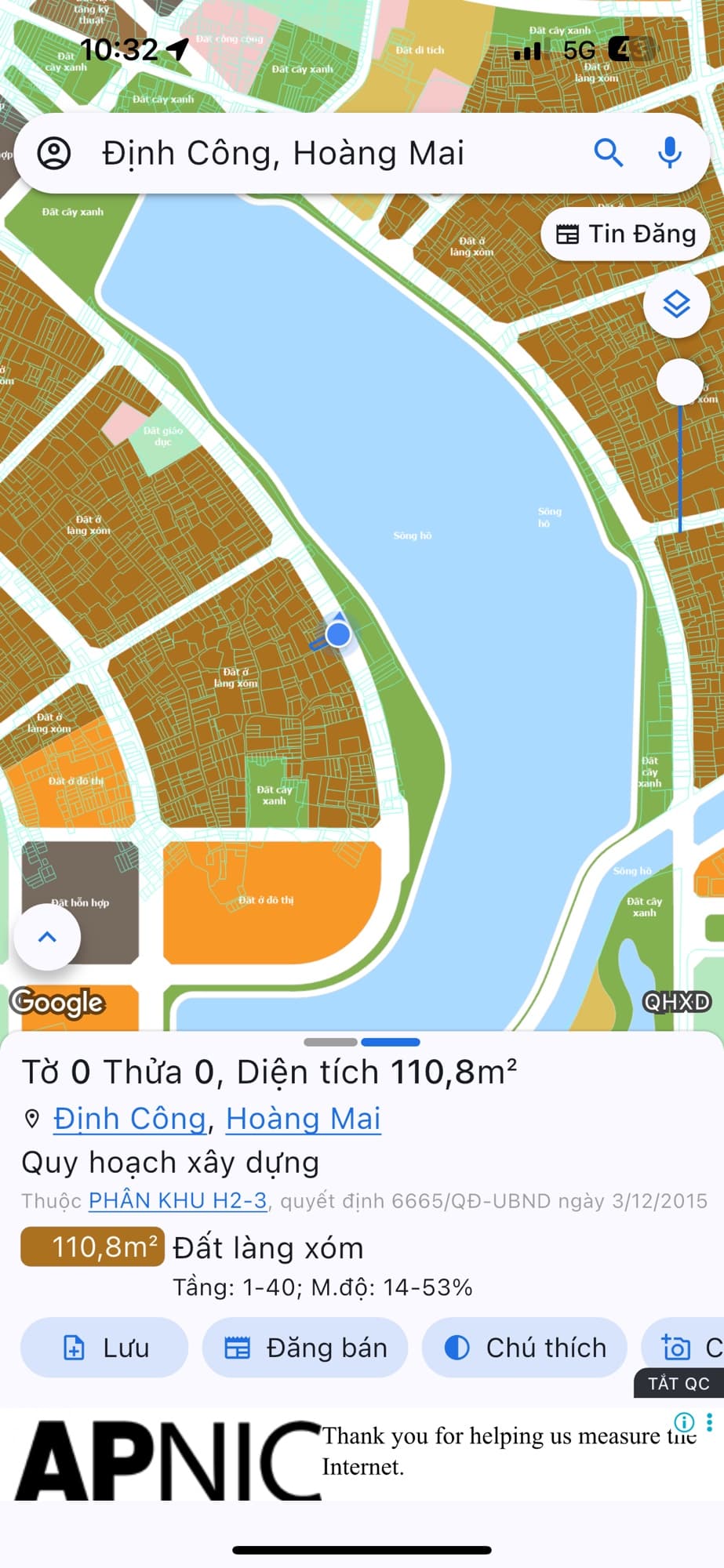 Nhà đất mặt phố, Hoàng Mai, Hà Nội - 109m² giá 10.8 tỷ