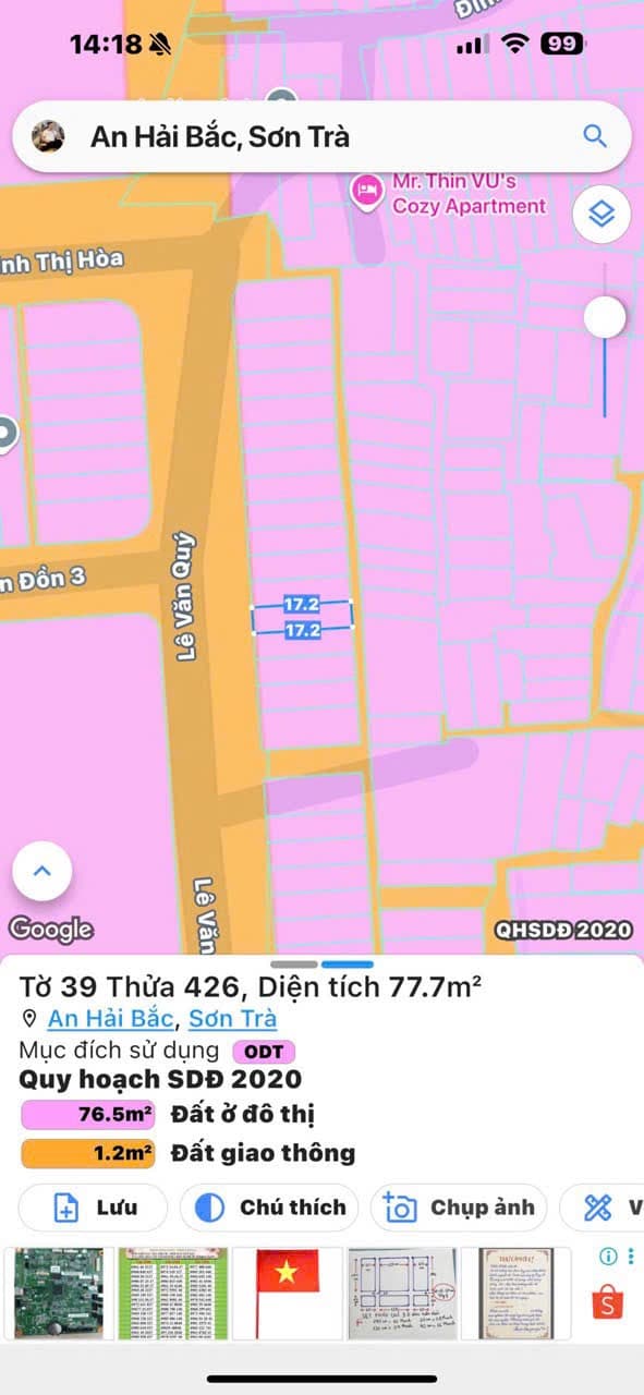 Nhà đất mặt phố, Sơn Trà, Đà Nẵng - 76.1m² giá 12 tỷ