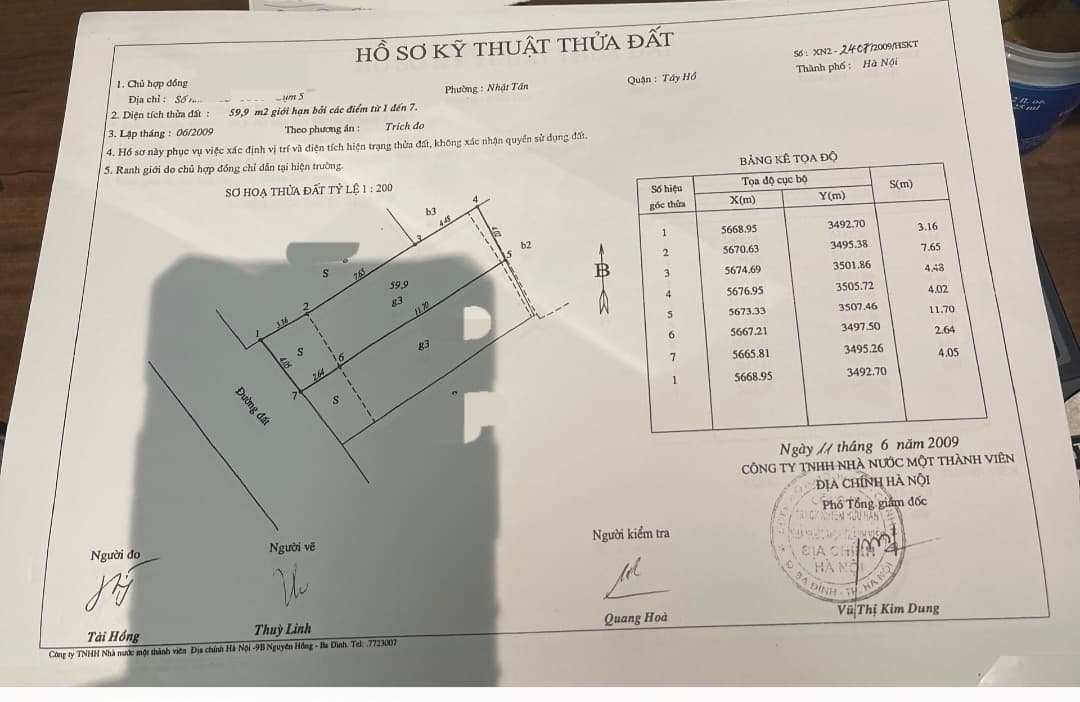Nhà đất mặt phố, Tây Hồ, Hà Nội - 60m² giá 10 tỷ