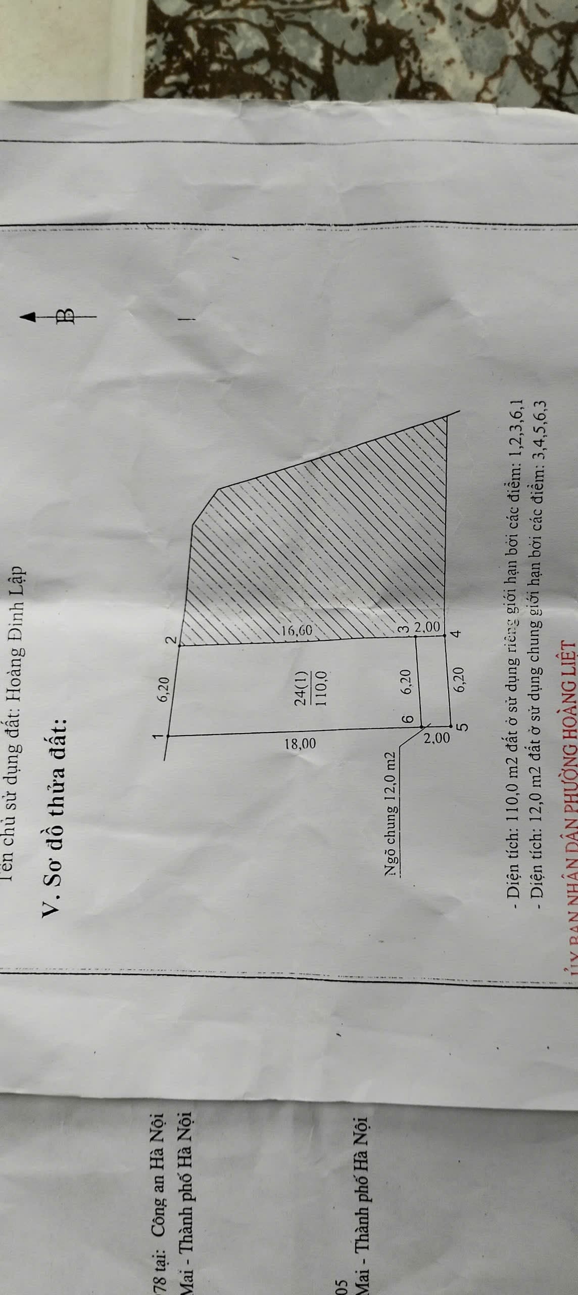 Nhà đất mặt phố, Hoàng Mai, Hà Nội - 110m² giá 26.5 tỷ