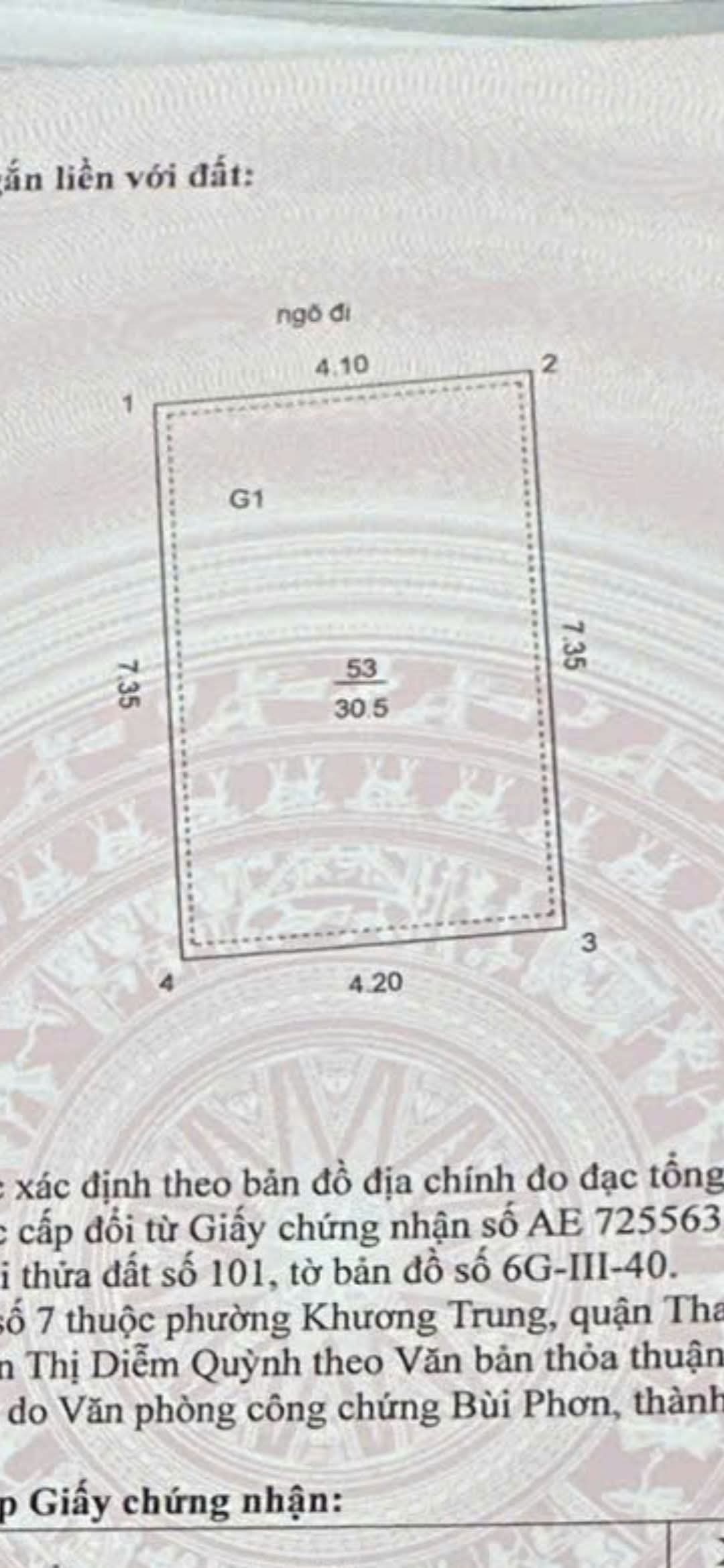 Nhà đất mặt phố, Thanh Xuân, Hà Nội - 30.5m² giá 6.3 tỷ