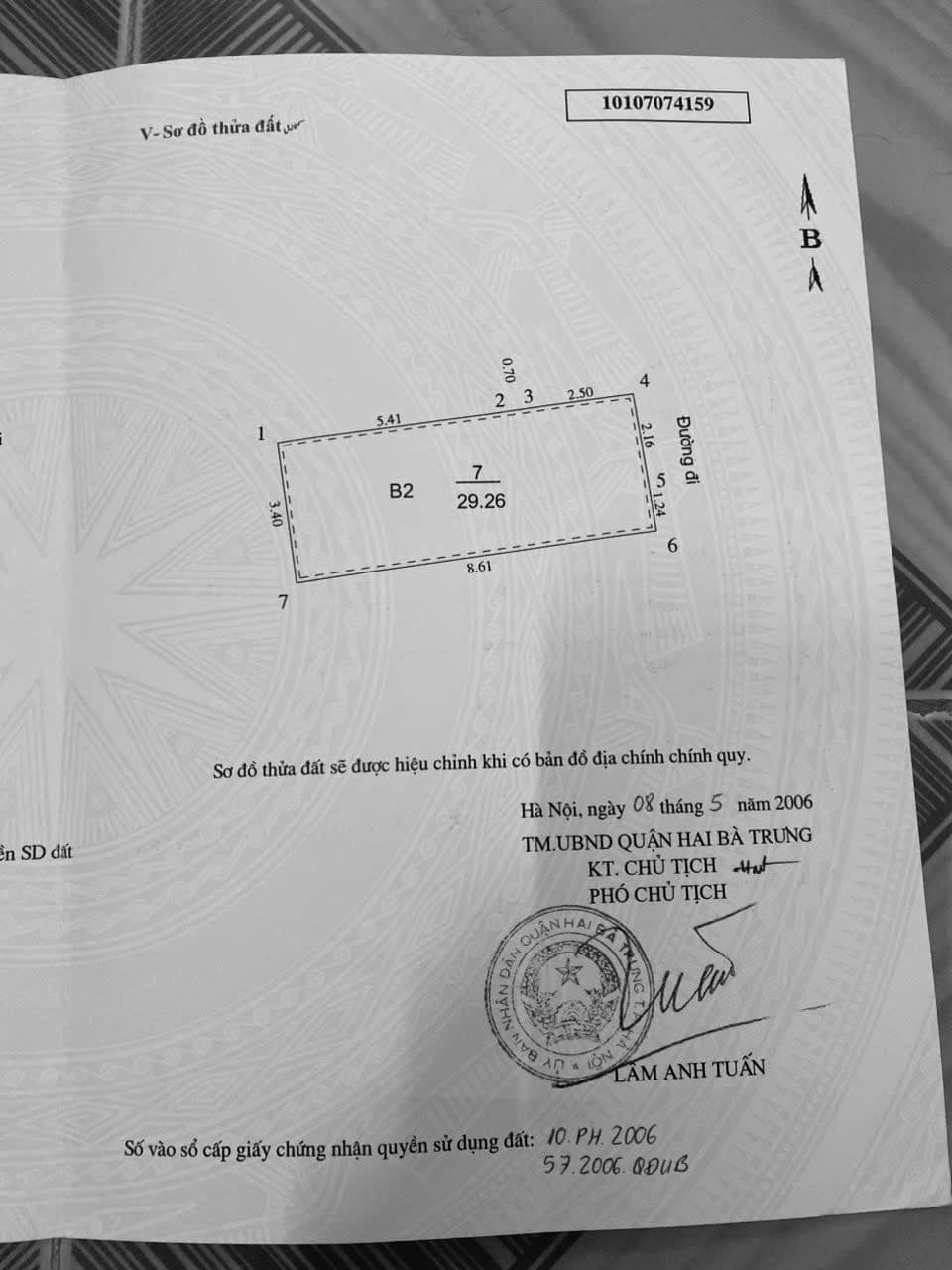 Nhà đất mặt phố Hai Bà Trưng, Hà Nội - 3, m² giá 13.5 tỷ