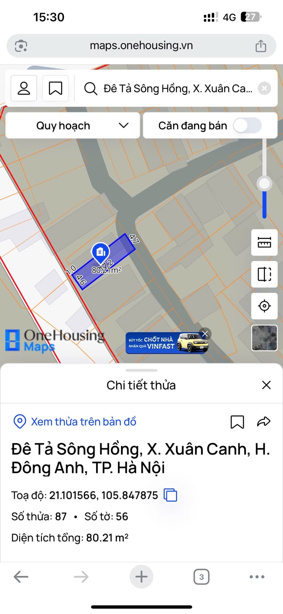 Nhà đất mặt phố, Đông Anh, Hà Nội - 76m² giá 11.5 tỷ