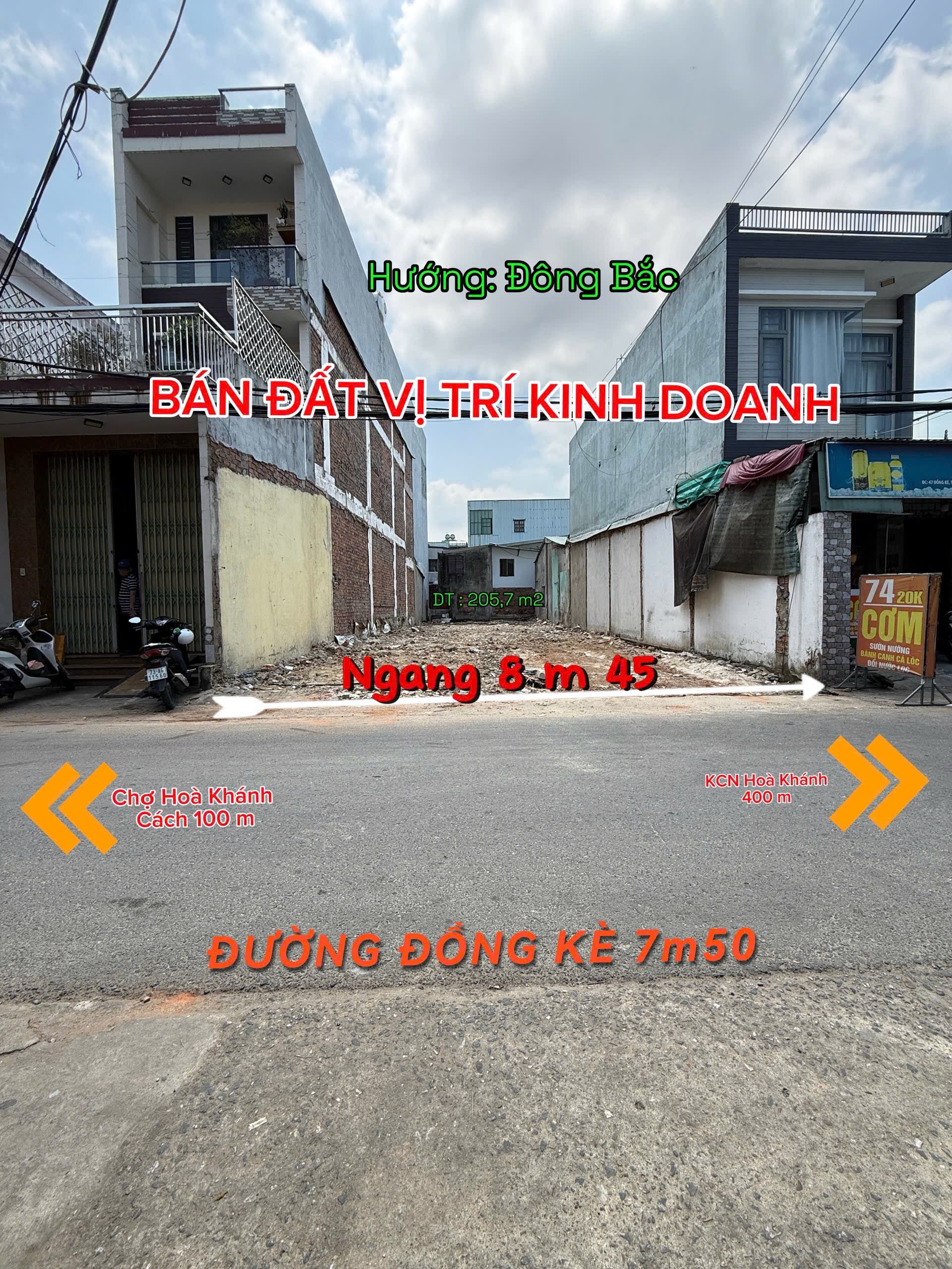 Nhà đất mặt phố, Liên Chiểu, Đà Nẵng - 205.7m² giá 10.2 tỷ