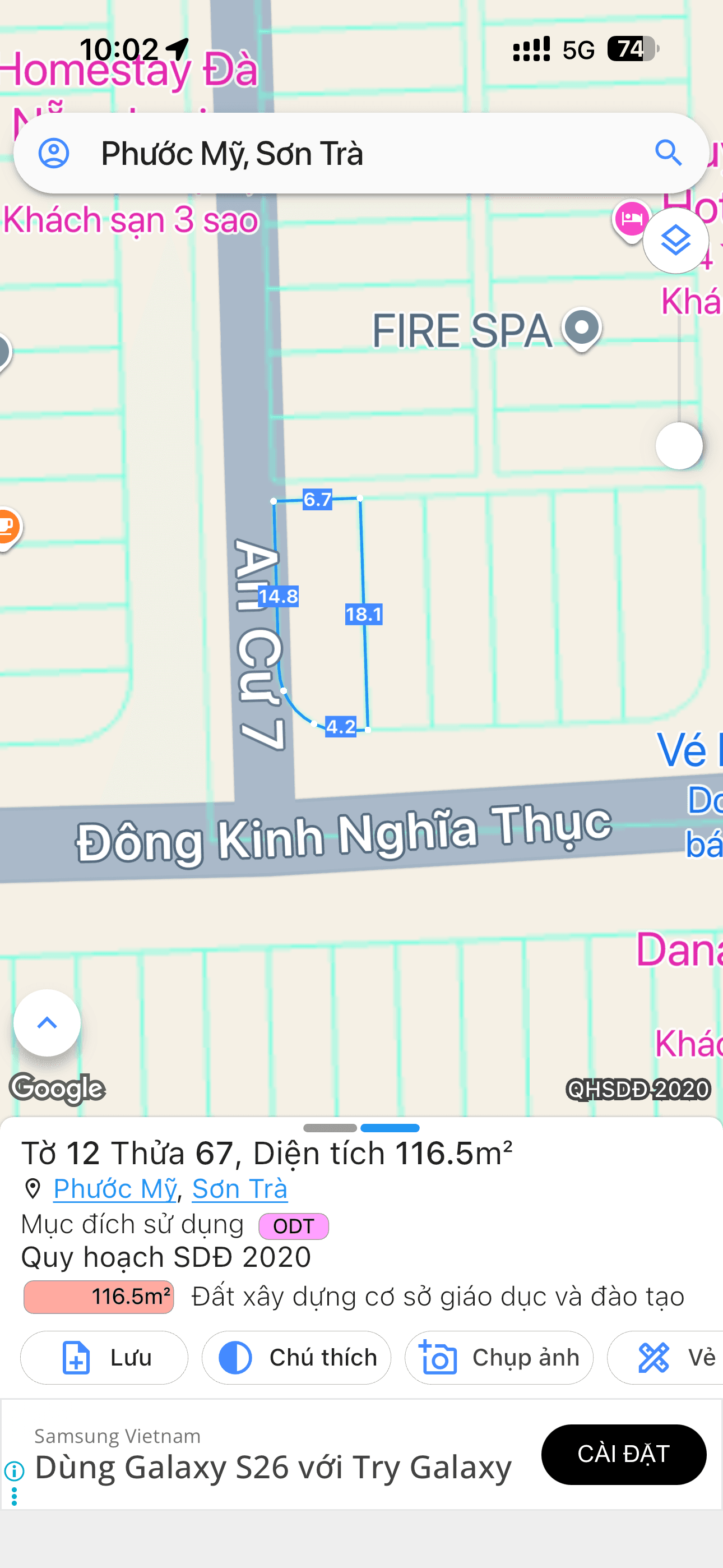 Nhà đất mặt phố, Sơn Trà, Đà Nẵng - 117m² giá 24.5 tỷ