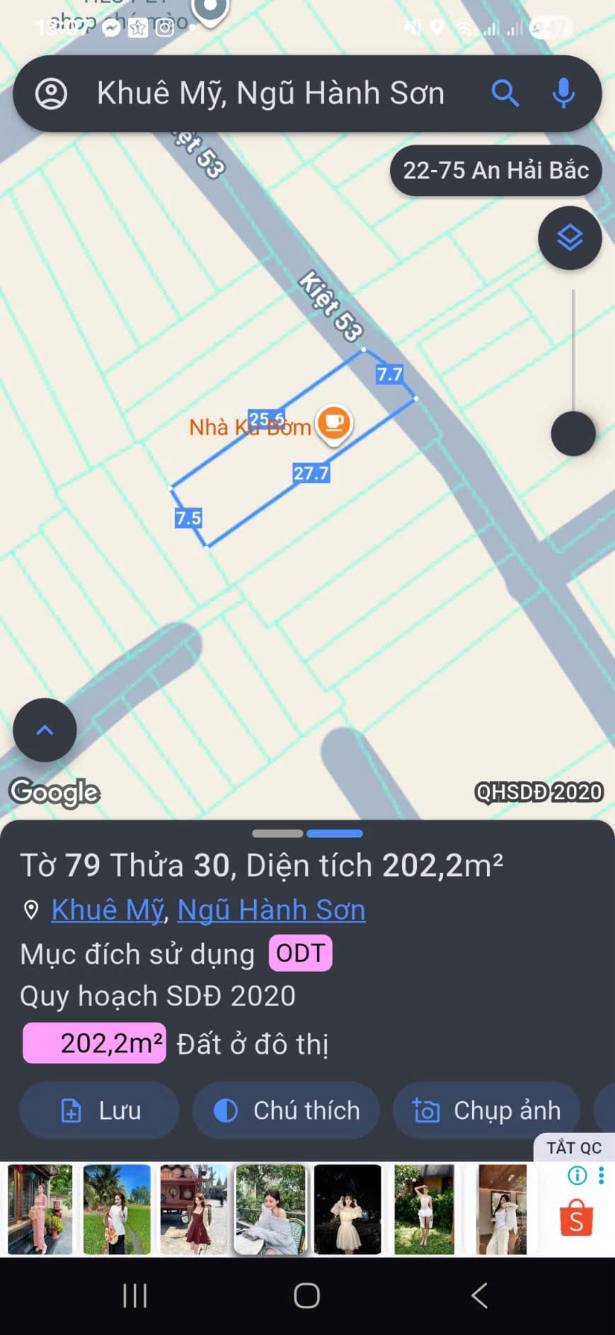 Nhà đất mặt phố, Ngũ Hành Sơn, Đà Nẵng - 206.8m² giá 9.8 tỷ