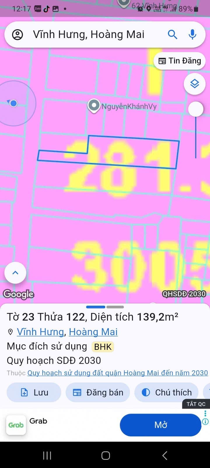 Nhà đất mặt phố, Hoàng Mai, Hà Nội - 180m² giá 11.8 tỷ
