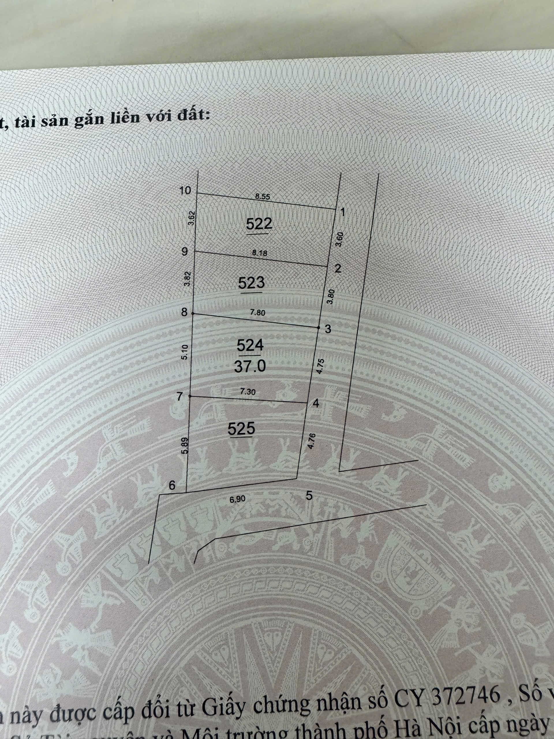 Nhà đất mặt phố, Nam Từ Liêm, Hà Nội - 37m² giá 12.3 tỷ