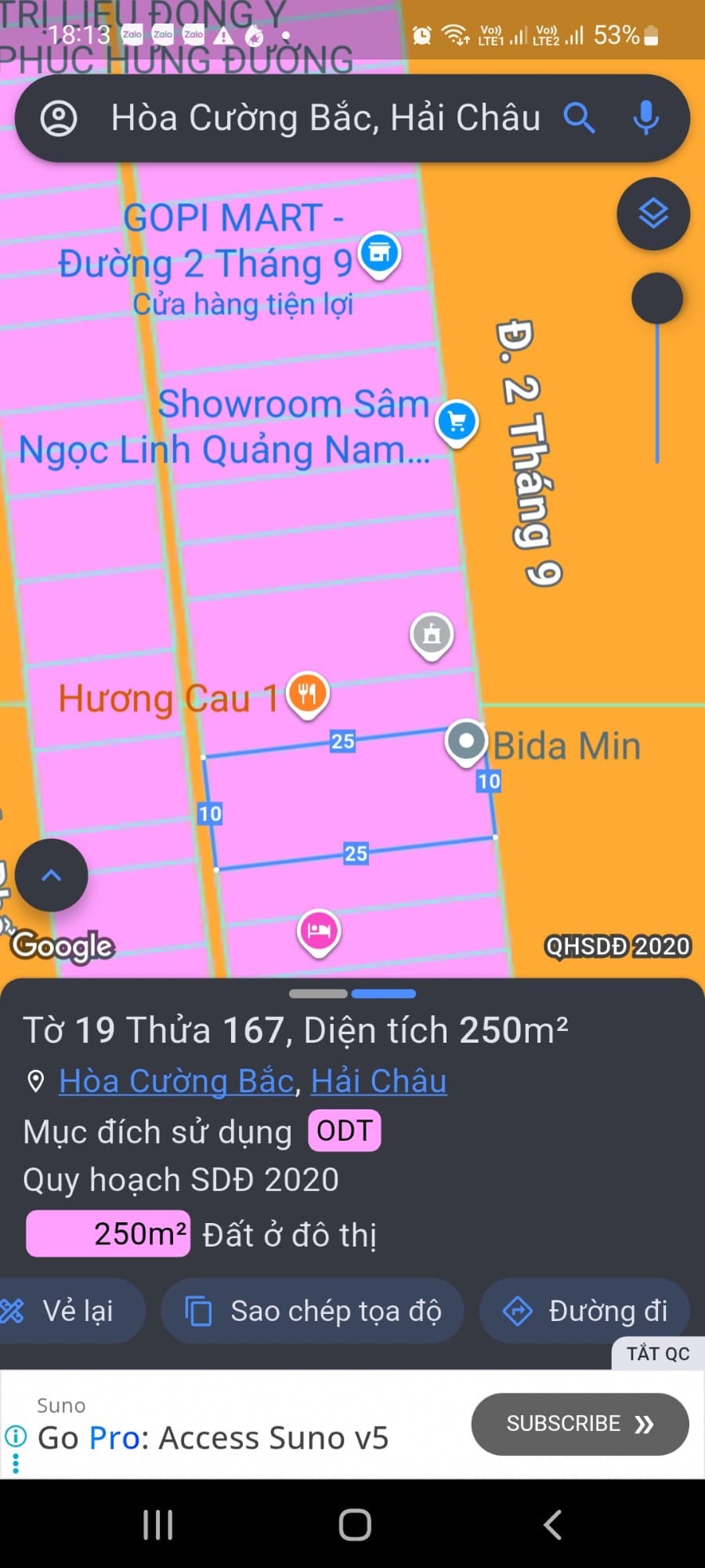 Nhà đất mặt phố, Hải Châu, Đà Nẵng - 600m² giá 126 tỷ