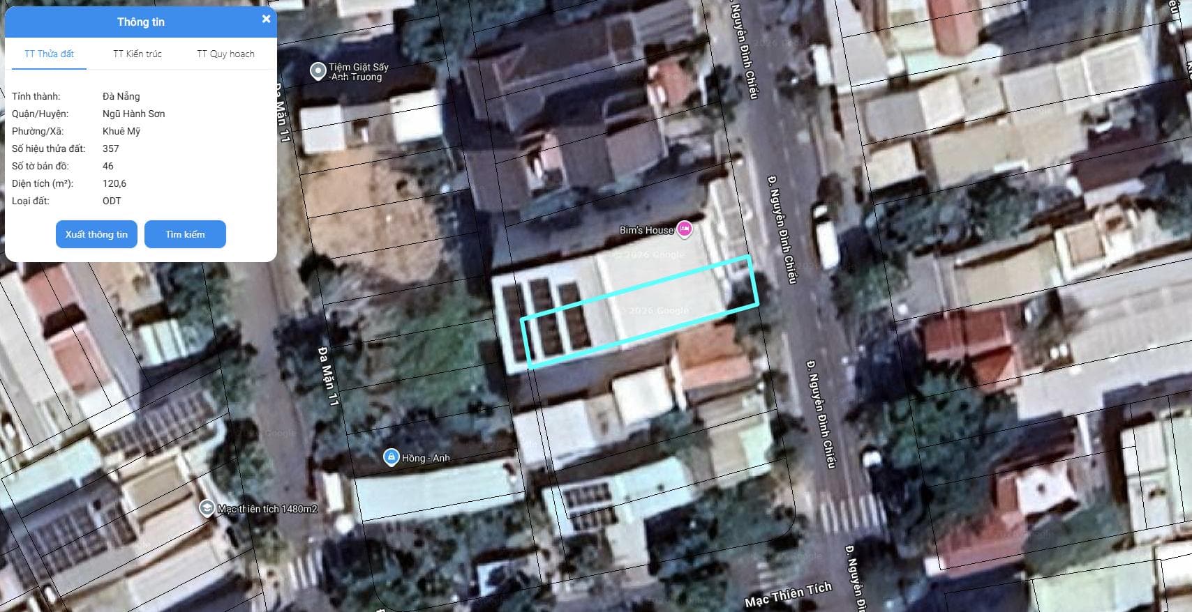 Nhà đất mặt phố, Ngũ Hành Sơn, Đà Nẵng - 120m² giá 8.7 tỷ