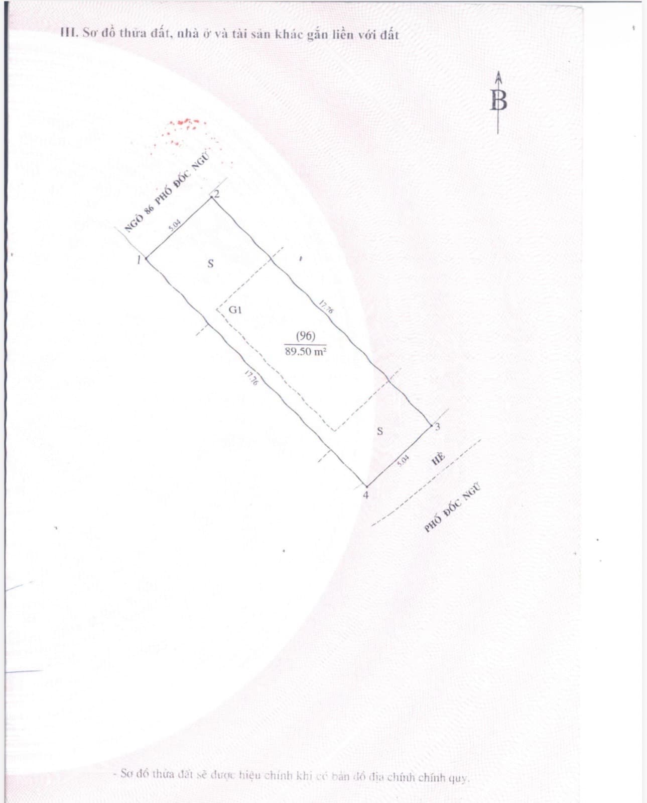 Nhà đất mặt phố, Ba Đình, Hà Nội - 89.5m² giá 67 tỷ