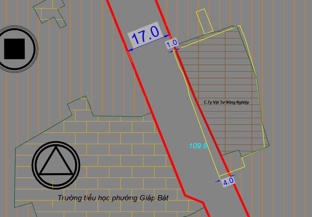 Nhà đất mặt phố, Hoàng Mai, Hà Nội - 1220m² giá 65 tỷ