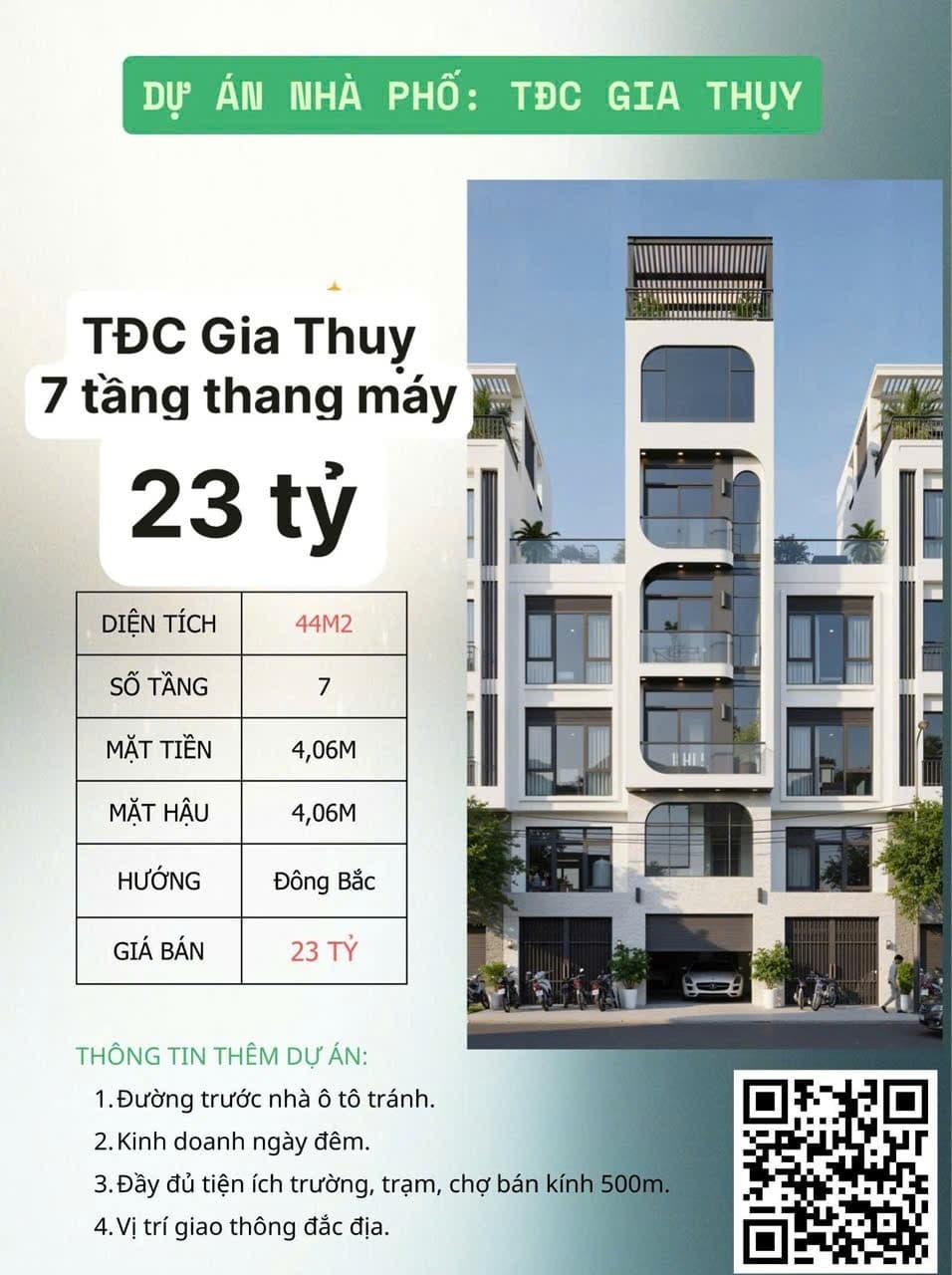 Nhà đất mặt phố, Long Biên, Hà Nội - 40m² giá 23 tỷ
