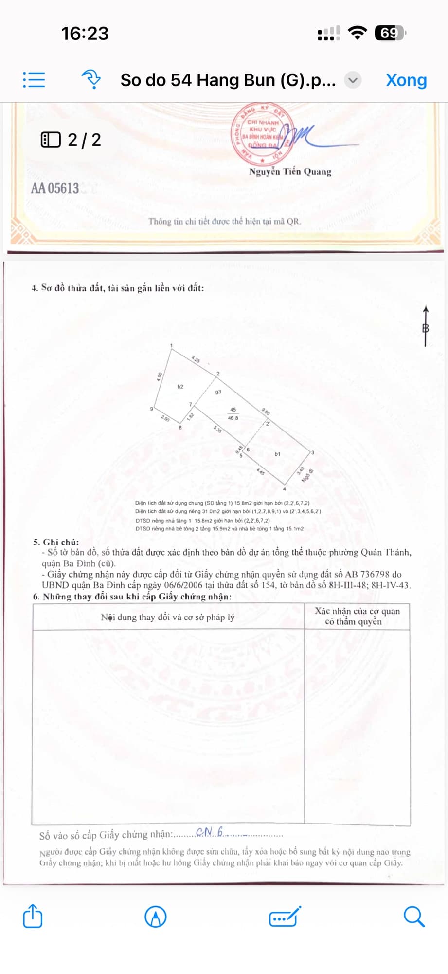 Nhà đất mặt phố, Ba Đình, Hà Nội - 47m² giá 27.5 tỷ