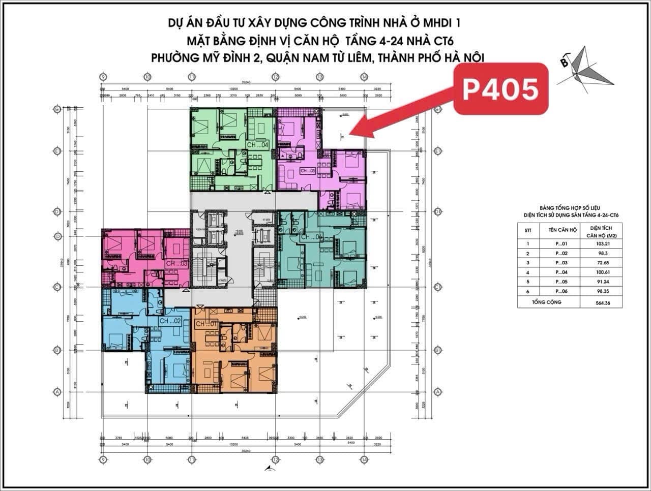 Căn hộ mặt phố, Nam Từ Liêm, Hà Nội - 92m² giá 7.65 tỷ