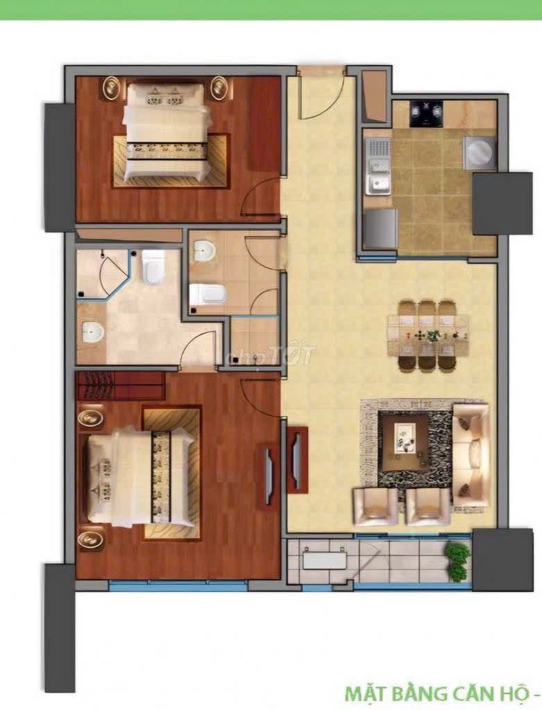 Căn hộ Times City -, - 93m² giá 10.7 tỷ