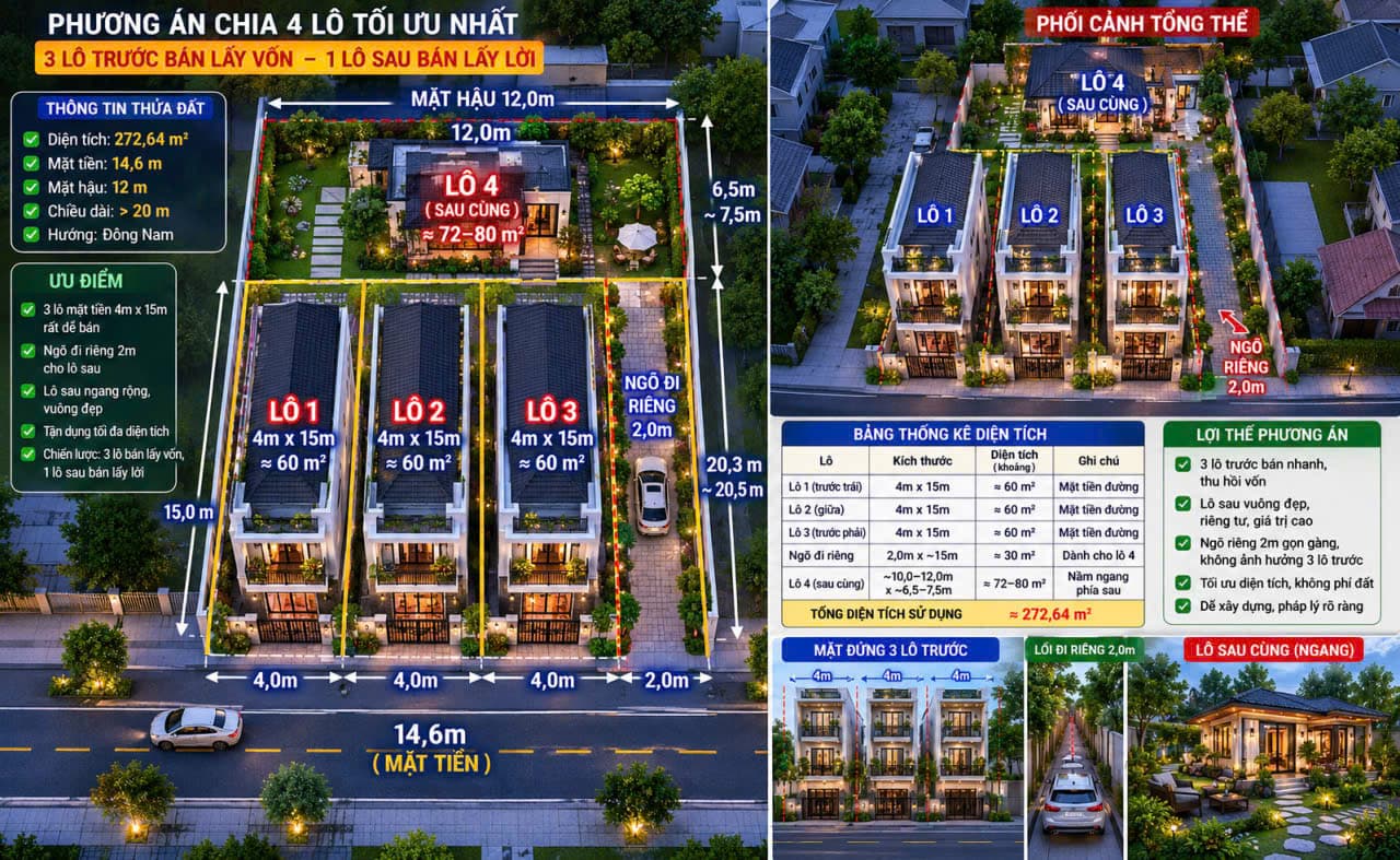 Nhà đất mặt phố, Thanh Hóa, Thanh Hóa - 136.32m² giá 6.15 tỷ