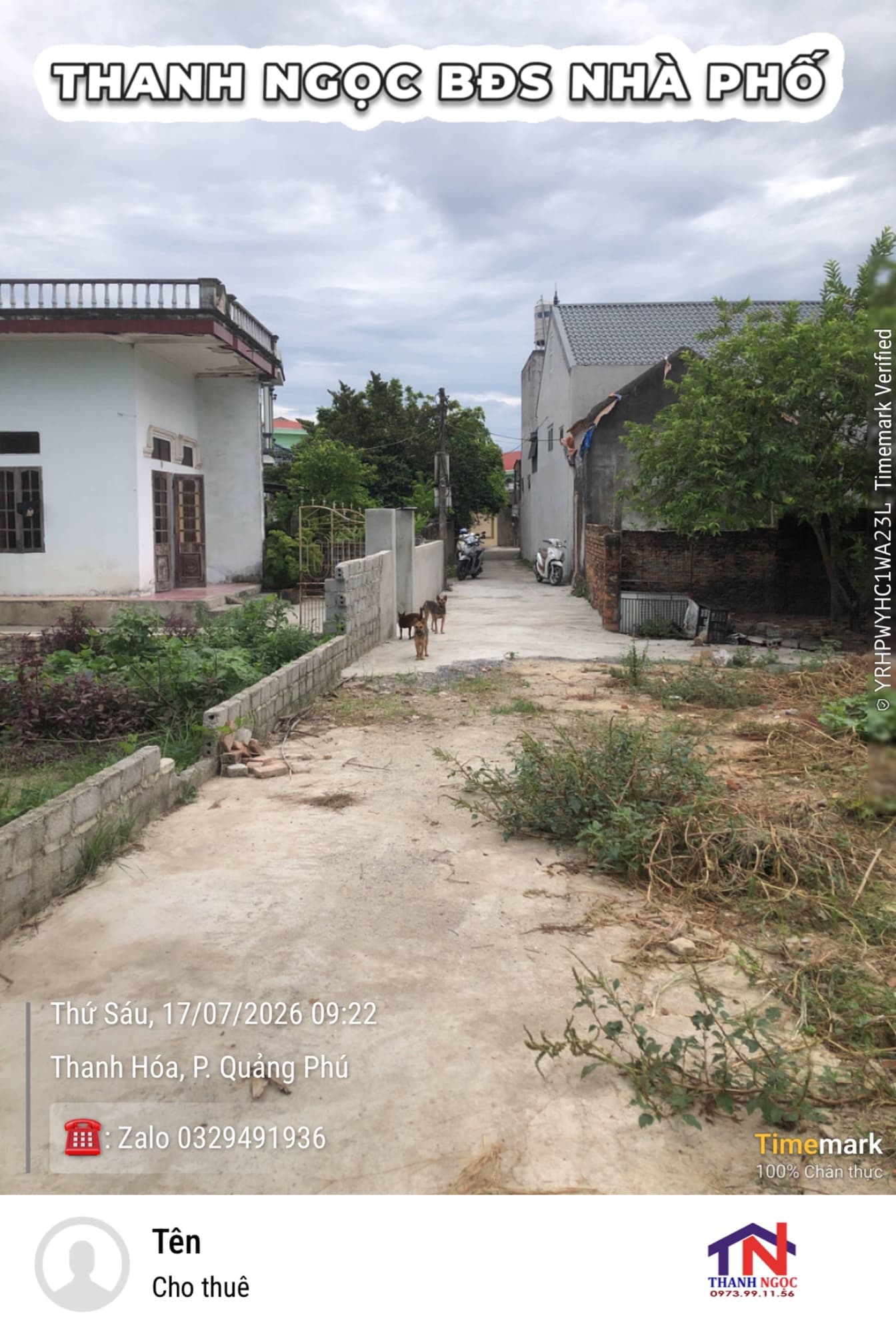 Nhà đất mặt phố, Thanh Hóa, Thanh Hóa - 1115m² giá 1.5 tỷ